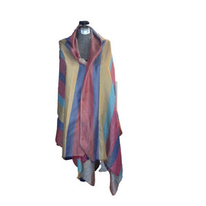 pashmina Scarf OS Pink Blue